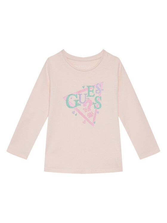 Guess Блуза K5BI13 J1314 Розов Regular Fit цвят на ниска цена