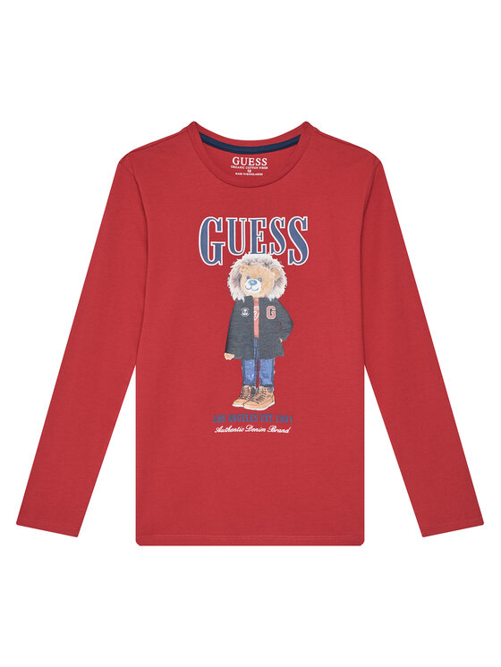Guess Блуза L5BI09I3Z14 Червен Regular Fit цвят на ниска цена