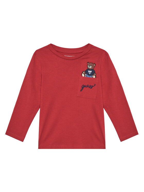 Guess Блуза N4BI06 I3Z14 Червен Regular Fit цвят на ниска цена