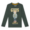 Guess Блуза N5BI04I3Z14 Зелен Regular Fit цвят на ниска цена