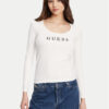 Guess Блуза O5RI00 KBBU1 Бял Regular Fit цвят на ниска цена