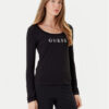 Guess Блуза O5RI00 KBBU1 Черен Regular Fit цвят на ниска цена