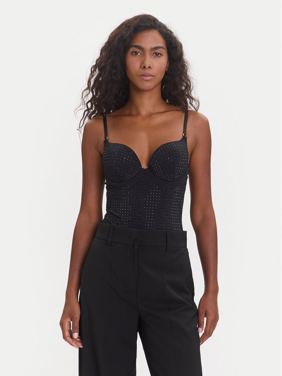 Guess Боди O5BM14 KCF20 Черен цвят на ниска цена