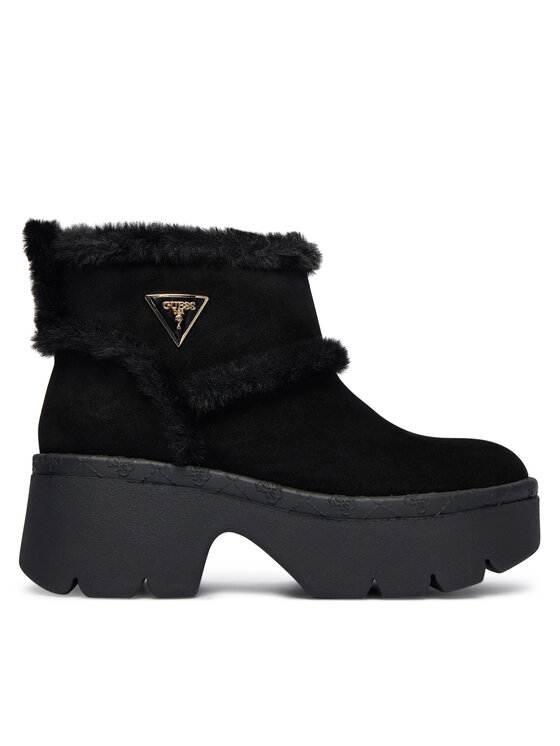 Guess Боти FLFBRD ESU10 Черен цвят на ниска цена