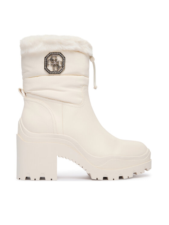 Guess Боти FLFYPP FAP10 Бял цвят на ниска цена