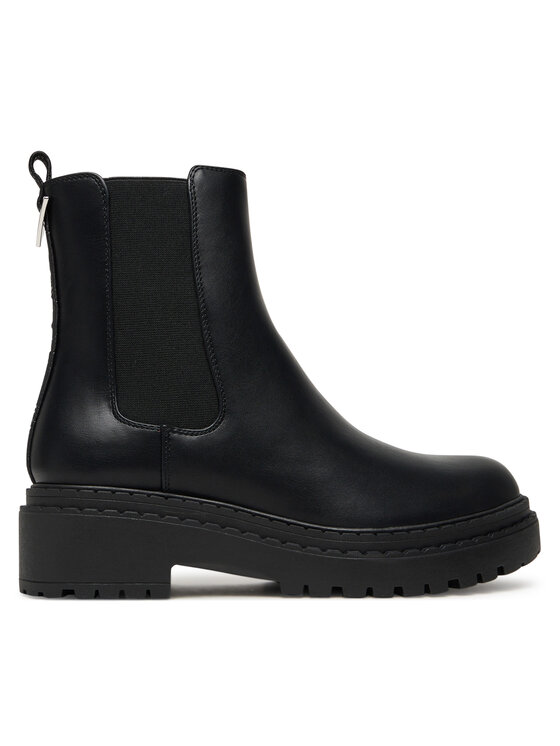 Guess Боти тип челси FLTLNA FAL10 Черен цвят на ниска цена