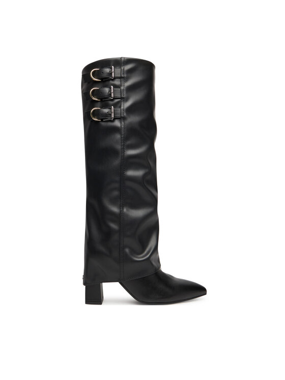 Guess Ботуши FLFGAR ELE11 Черен цвят на ниска цена