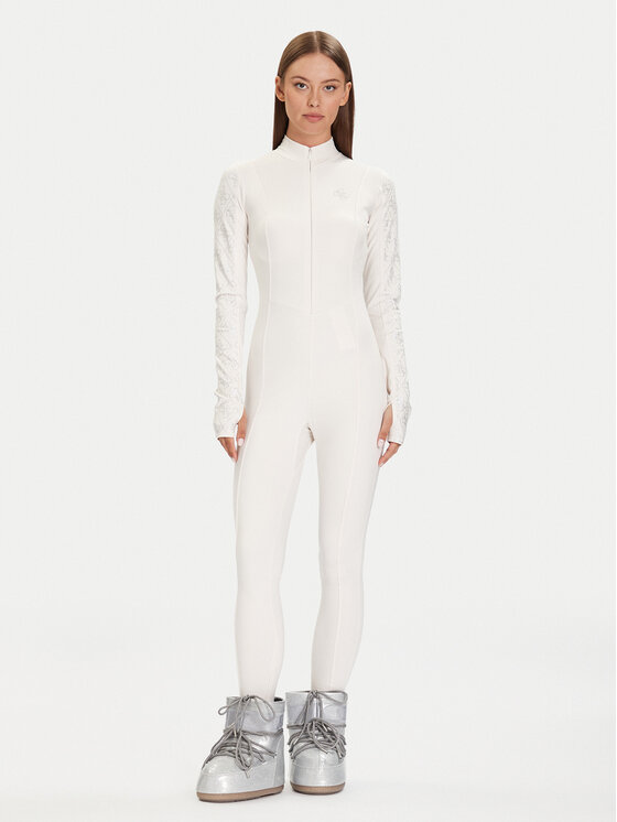 Guess Гащеризон W5BD1P K7182 Екрю Slim Fit цвят на ниска цена