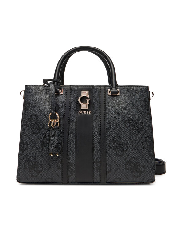 Guess Дамска чанта Erenia HWSO78 38060 Черен цвят на ниска цена