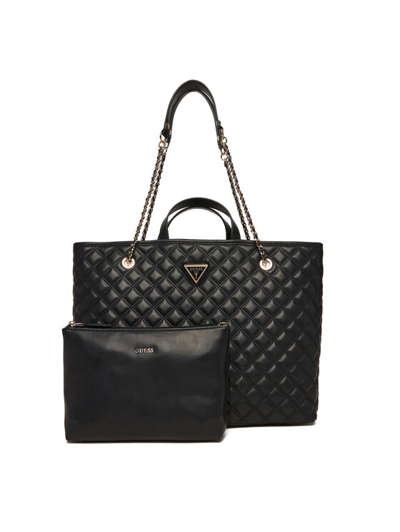 Guess Дамска чанта Giully II HWQG96 73290 Черен цвят на ниска цена