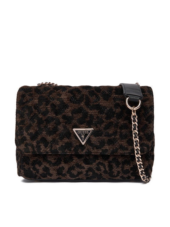 Guess Дамска чанта Giully II br Кафяв цвят на ниска цена