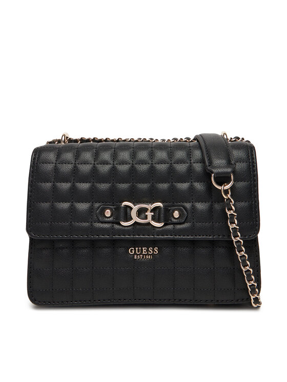 Guess Дамска чанта Nadira HWQG84 24210 Черен цвят на ниска цена