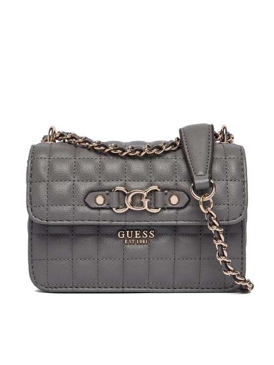 Guess Дамска чанта Nadira Mini HWQG84 24780 Сив цвят на ниска цена