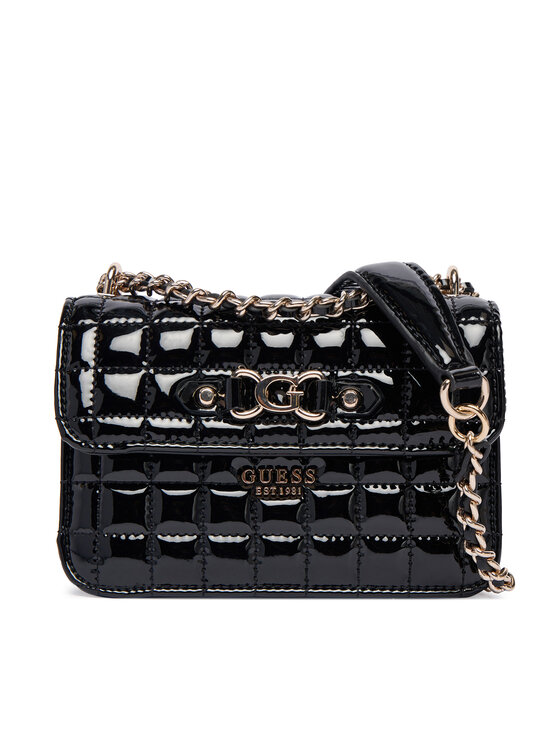 Guess Дамска чанта Nadira Mini HWQT84 24780 Черен цвят на ниска цена