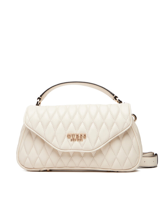 Guess Дамска чанта Valla HWQG81 22200 Екрю цвят на ниска цена