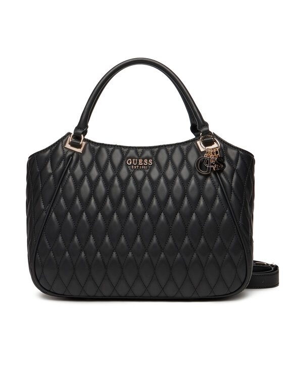Guess Дамска чанта Valla HWQG81 22220 Черен цвят на ниска цена