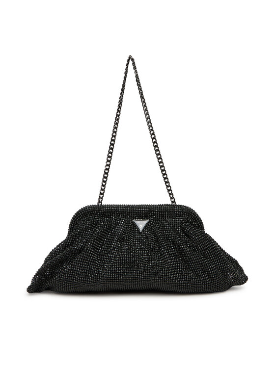 Guess Дамска чанта Zalina Mini HWRB93 50710 Черен цвят на ниска цена