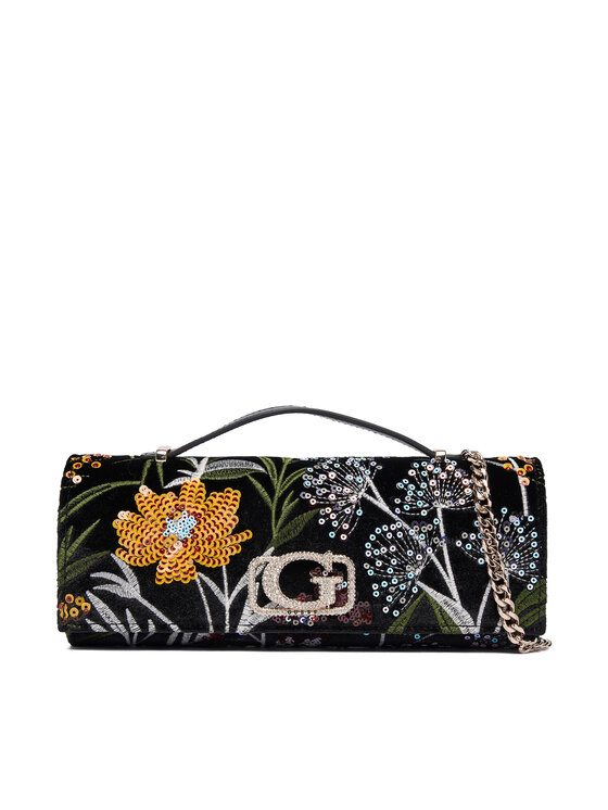 Guess Дамска чанта Zalina Mini HWVE93 50720 Черен цвят на ниска цена