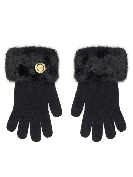 Guess Дамски ръкавици AW5410 POL02 Черен цвят на ниска цена