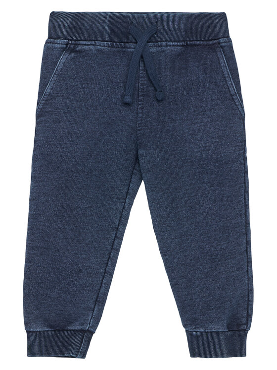 Guess Долнище анцуг N5YQ14 KCYC0 Тъмносин Regular Fit цвят на ниска цена