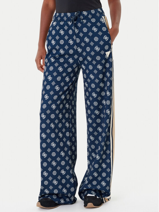 Guess Долнище анцуг V5YB10 K0282 Тъмносин Relaxed Fit цвят на ниска цена