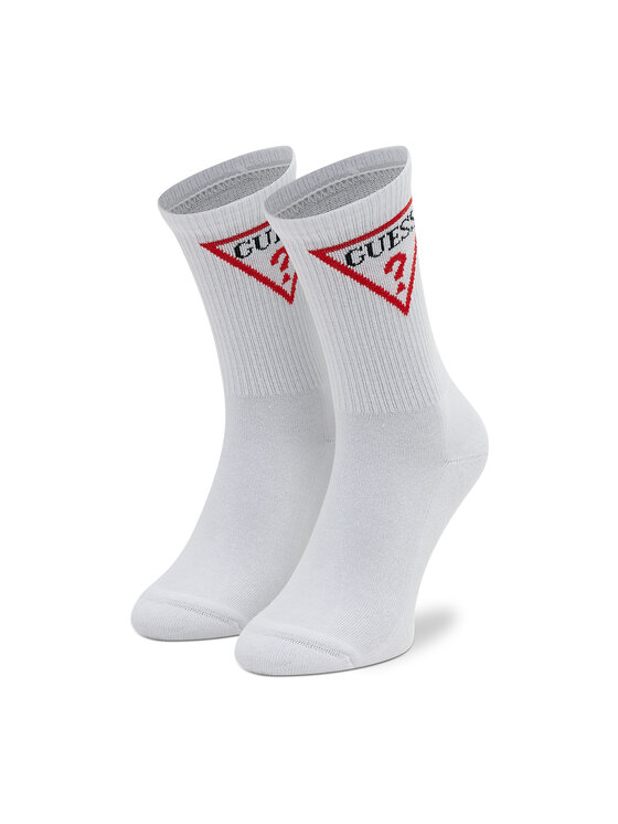 Guess Дълги чорапи Ellen Sport Socks V2GZ00 ZZ00I r.OS Бял цвят на ниска цена