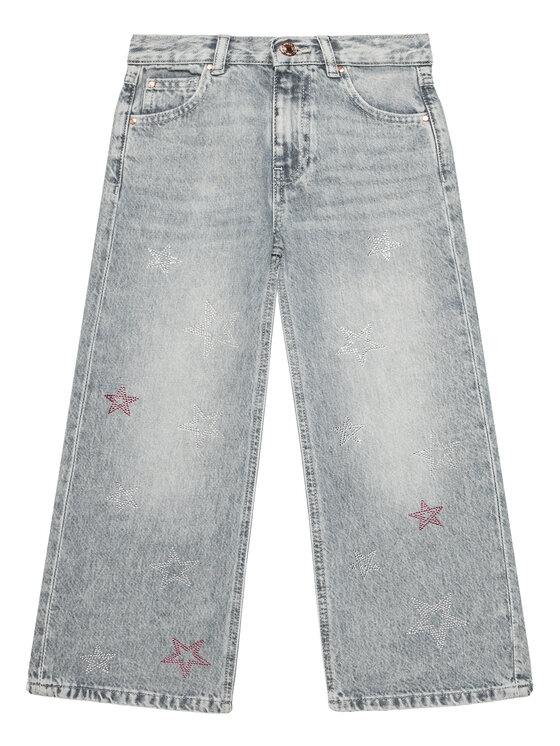 Guess Дънки J5YA00 D5NJ0 Сив Regular Fit цвят на ниска цена