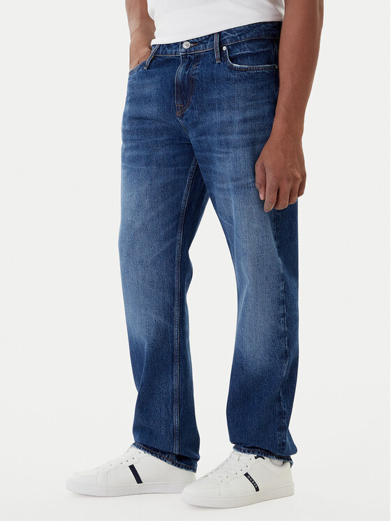 Guess Дънки M5YAN2 D5KT3 Тъмносин Regular Fit цвят на ниска цена