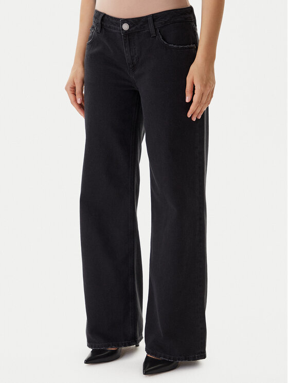 Guess Дънки W5BA2K D0981 Син Baggy Fit цвят на ниска цена