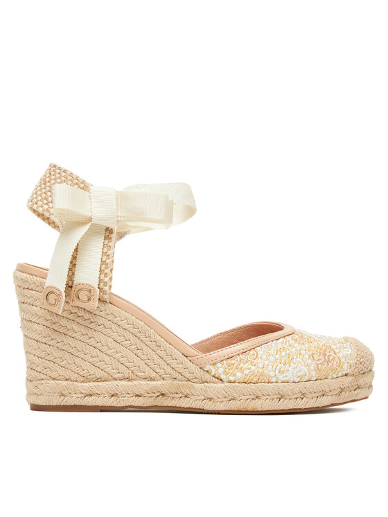 Guess Еспадрили FLJCRY FAL04 Бежов цвят на ниска цена