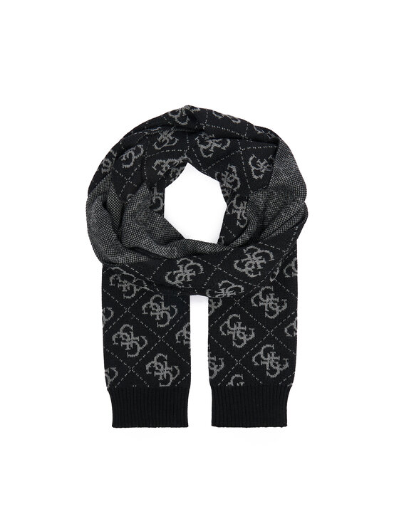 Guess Зимен шал AM9468 POL03 Черен цвят на ниска цена