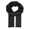 Guess Зимен шал AM9504 POL03 Черен цвят на ниска цена
