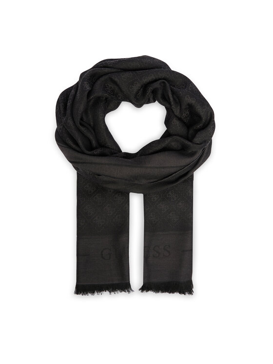 Guess Зимен шал AM9504 POL03 Черен цвят на ниска цена