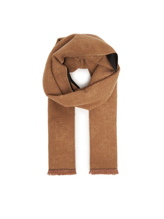 Guess Зимен шал AM9532 POL03 Кафяв цвят на ниска цена