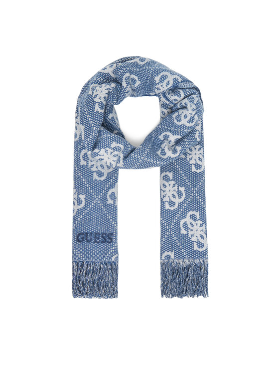 Guess Зимен шал AM9562POL03 Светлосиньо цвят на ниска цена