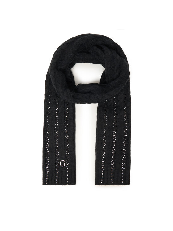 Guess Зимен шал AW5384 POL03 Черен цвят на ниска цена