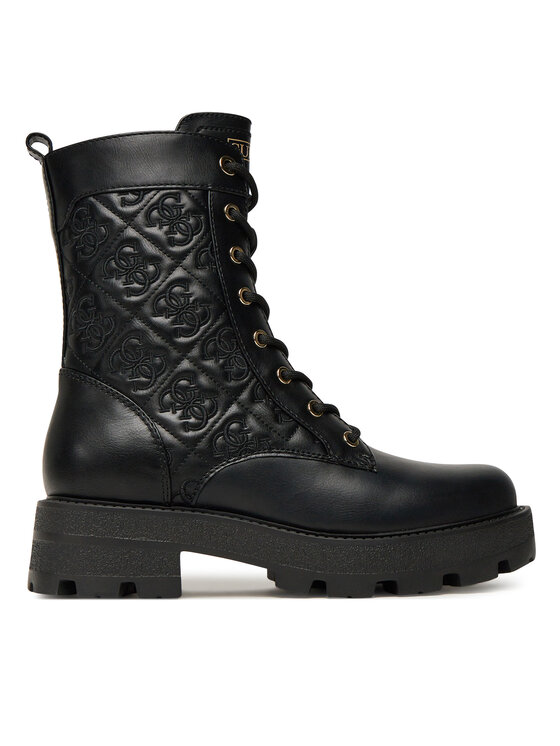 Guess Зимни обувки FLTYAN ELE10 Черен цвят на ниска цена