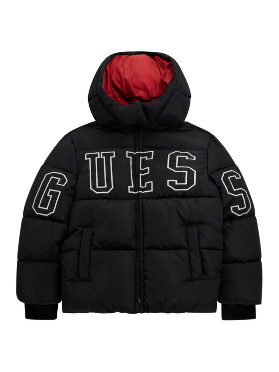 Guess Зимно яке L5BL01 WB240 Черен Regular Fit цвят на ниска цена