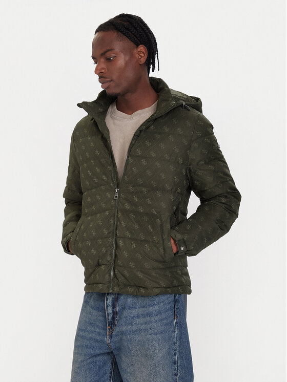 Guess Зимно яке M5BL0B W2322 Каки Relaxed Fit цвят на ниска цена