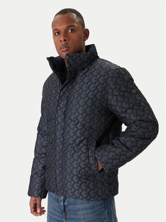 Guess Зимно яке M5BL2M W2232 Сив Regular Fit цвят на ниска цена