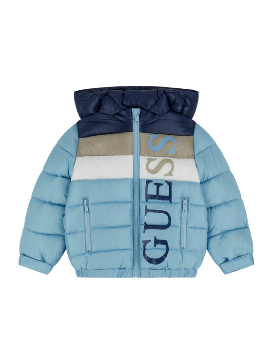 Guess Зимно яке N5BL09 WEGY0 Син Regular Fit цвят на ниска цена