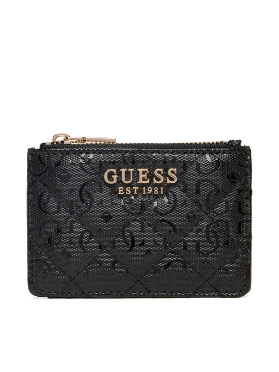 Guess Калъф за кредитни карти Idra Slg SWGG81 57505 Черен цвят на ниска цена
