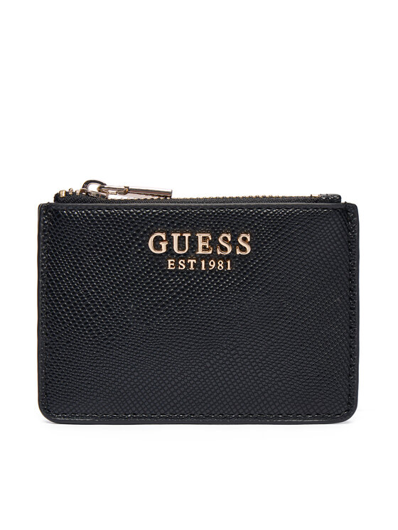 Guess Калъф за кредитни карти Laurel II Slg SWZG74 59505 Черен цвят на ниска цена