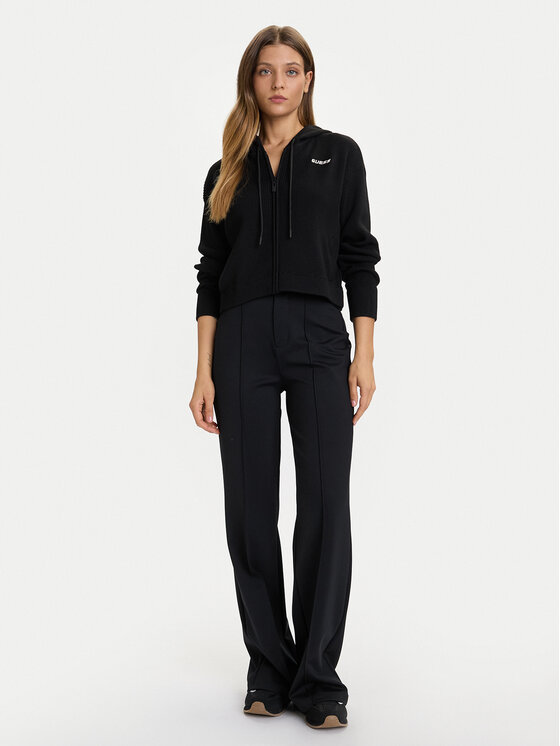 Guess Кардиган V5BR05 Z3JD2 Черен Regular Fit цвят на ниска цена