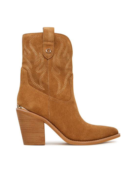 Guess Каубойски обувки FLTSAL SUE10 Кафяв цвят на ниска цена