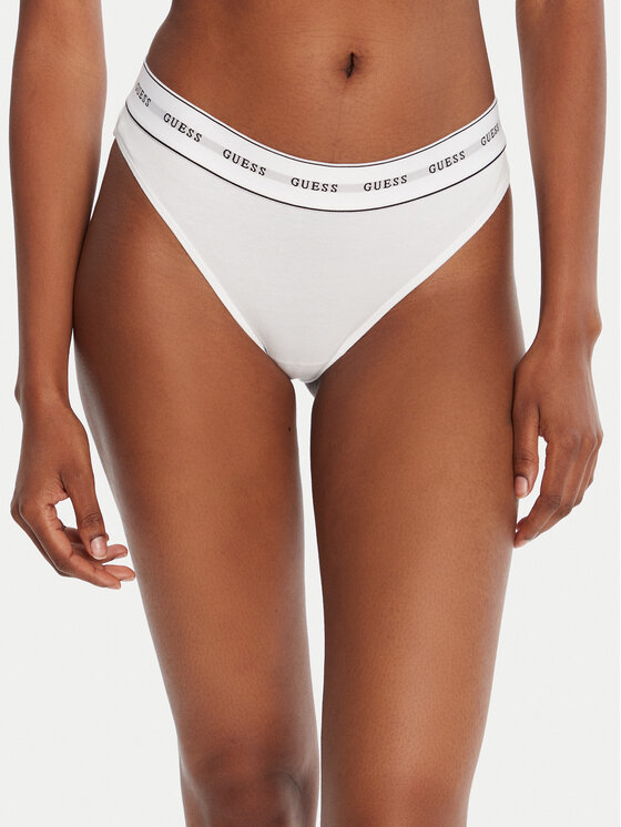 Guess Класически дамски бикини O4BE13 KBBU1 Бял цвят на ниска цена