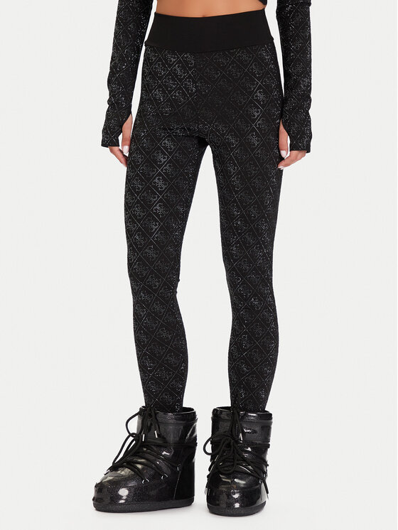 Guess Клин W5BB73 K7182 Черен Slim Fit цвят на ниска цена