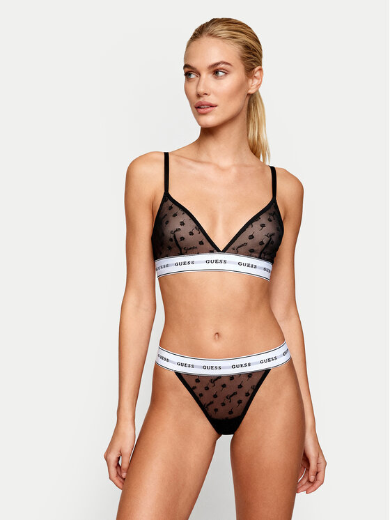 Guess Комплект бельо O5BG02 K1790 Черен цвят на ниска цена