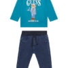 Guess Комплект блуза и панталон I5BG13 I3Z14 Син Regular Fit цвят на ниска цена