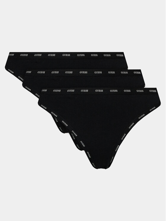 Guess Комплект бразилски бикини O4GG14 K6YW1 Черен цвят на ниска цена